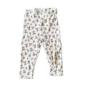 6-9 month Carter’s ribbed floral leggings